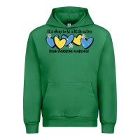 Emerald it's okay to be little extra down syndrome awarene Urban Hoodie - MaliasSmallBusiness