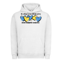 Pigment Lunar Rock it's okay to be little extra down syndrome awarene Urban Hoodie - MaliasSmallBusiness