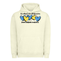 Pigment Pistachio it's okay to be little extra down syndrome awarene Urban Hoodie - MaliasSmallBusiness