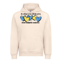 Sandshell it's okay to be little extra down syndrome awarene Urban Hoodie - MaliasSmallBusiness