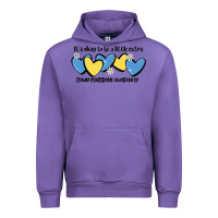 Tulip it's okay to be little extra down syndrome awarene Urban Hoodie - MaliasSmallBusiness