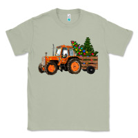 Matcha Christmas Orange Farm Tractor Classic Tee - RanaPortraitStore