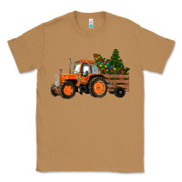 Toasted Coconut Christmas Orange Farm Tractor Classic Tee - RanaPortraitStore