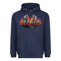 Navy race mama Heavyweight Hoodie - Zillion Design Studio