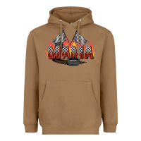 Toasted Coconut race mama Heavyweight Hoodie - Zillion Design Studio