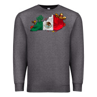 Charcoal Heather mexica kentucky Premium Sweatshirt - CowhideDigitalArt