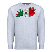 Heather Grey mexica kentucky Premium Sweatshirt - CowhideDigitalArt