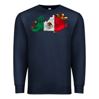 Navy mexica kentucky Premium Sweatshirt - CowhideDigitalArt