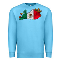 Ocean Blue mexica kentucky Premium Sweatshirt - CowhideDigitalArt