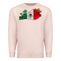 Pale Pink mexica kentucky Premium Sweatshirt - CowhideDigitalArt
