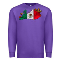 Purple mexica kentucky Premium Sweatshirt - CowhideDigitalArt