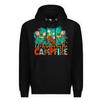 Black life is better by the campfire Premium Hoodie - AdoDesignShop