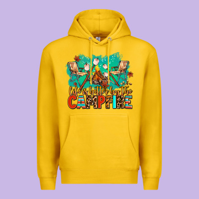Life Is Better By The Campfire Premium Hoodie Designed By Adodesignshop