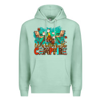 Seafoam life is better by the campfire Premium Hoodie - AdoDesignShop