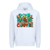 White life is better by the campfire Premium Hoodie - AdoDesignShop