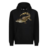 Black crocodile Premium Hoodie - LillyAllenDesigns