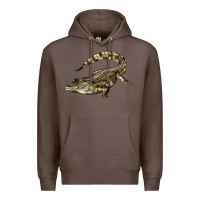 Coffee crocodile Premium Hoodie - LillyAllenDesigns