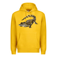 Lemon crocodile Premium Hoodie - LillyAllenDesigns
