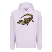 Lilac crocodile Premium Hoodie - LillyAllenDesigns