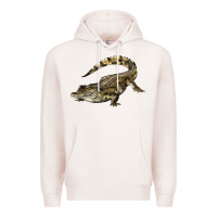 Pale Pink crocodile Premium Hoodie - LillyAllenDesigns