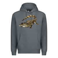 Rock crocodile Premium Hoodie - LillyAllenDesigns