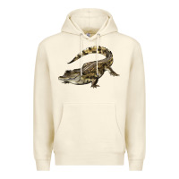 Sandshell crocodile Premium Hoodie - LillyAllenDesigns