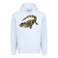 White crocodile Premium Hoodie - LillyAllenDesigns