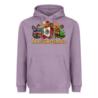Lavender peace love mexico Heavyweight Hoodie - CTS Tumbler Store