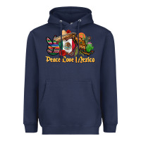 Navy peace love mexico Heavyweight Hoodie - CTS Tumbler Store