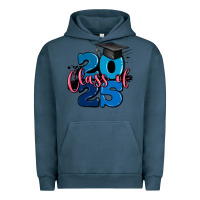 Pigment Midnight Navy class of 2025 Urban Hoodie - MaliasSmallBusiness