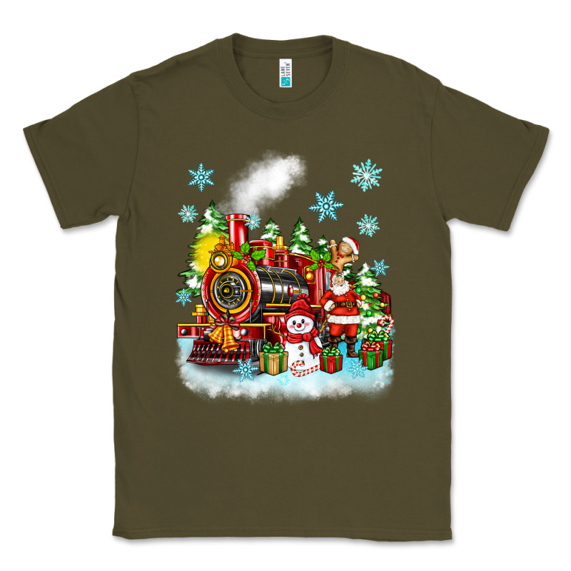 Christmas Polar Express Santa Classic Tee by Zillion Design Studio | Teevron