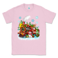 Bubblegum Pink christmas polar express santa Classic Tee - Zillion Design Studio