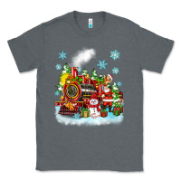 Charcoal Heather christmas polar express santa Classic Tee - Zillion Design Studio