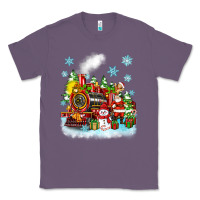 Lavender christmas polar express santa Classic Tee - Zillion Design Studio