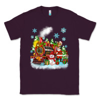 Plum christmas polar express santa Classic Tee - Zillion Design Studio