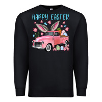 Black Happy Easter truck Premium Sweatshirt - OliviaCreatesArt