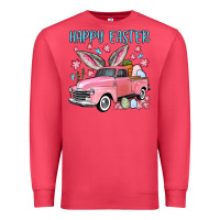 Cardinal Happy Easter truck Premium Sweatshirt - OliviaCreatesArt