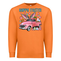 Carrot Happy Easter truck Premium Sweatshirt - OliviaCreatesArt