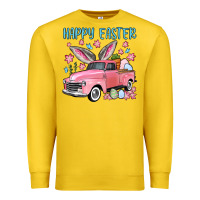 Lemon Happy Easter truck Premium Sweatshirt - OliviaCreatesArt