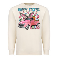 Sandshell Happy Easter truck Premium Sweatshirt - OliviaCreatesArt