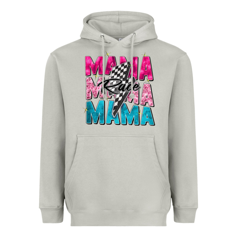 Race Mama Heavyweight Hoodie by Zillion Design Studio | Teevron