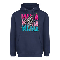 Navy race mama Heavyweight Hoodie - Zillion Design Studio