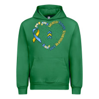 Emerald world down syndrome day Urban Hoodie - MaliasSmallBusiness