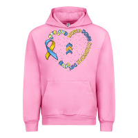 Fuchsia Pink world down syndrome day Urban Hoodie - MaliasSmallBusiness