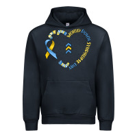 Navy world down syndrome day Urban Hoodie - MaliasSmallBusiness