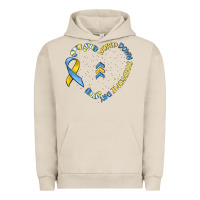 Pigment French Oak world down syndrome day Urban Hoodie - MaliasSmallBusiness