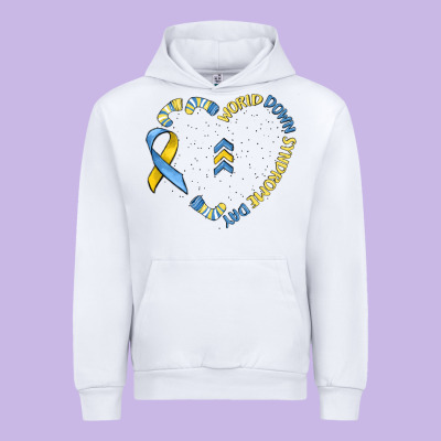 World Down Syndrome Day Urban Hoodie Designed By Maliassmallbusiness