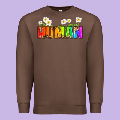 Human Premium Sweatshirt Designed By Hra Design Shop