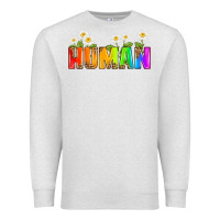 Oatmeal Heather human Premium Sweatshirt - HRA Design Shop