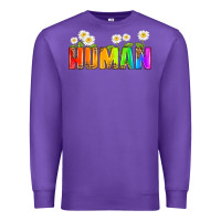 Purple human Premium Sweatshirt - HRA Design Shop